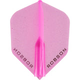 ROBSON PLUS DART FLIGHTS - SHAPE PINK