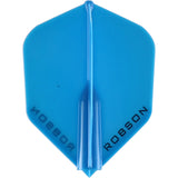ROBSON PLUS DART FLIGHTS - SHAPE BLUE