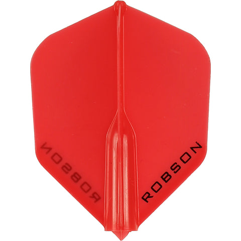 ROBSON PLUS DART FLIGHTS - SHAPE RED