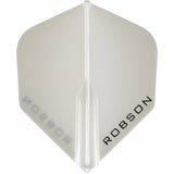 ROBSON PLUS DART FLIGHTS - STANDARD WHITE