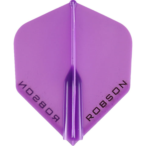 ROBSON PLUS DART FLIGHTS - STANDARD PURPLE