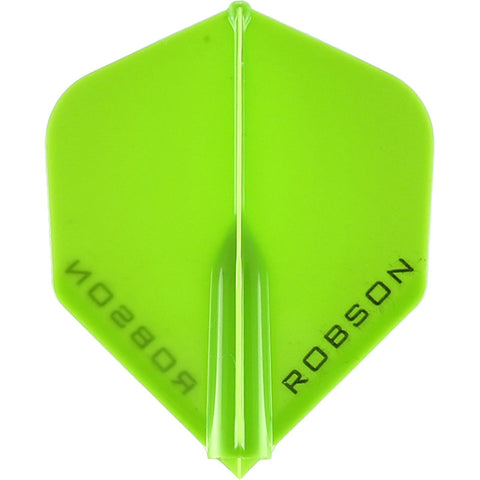 ROBSON PLUS DART FLIGHTS - STANDARD LIME