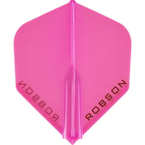 ROBSON PLUS DART FLIGHTS - STANDARD PINK