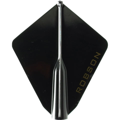 ROBSON PLUS DART FLIGHTS - ASTRA BLACK