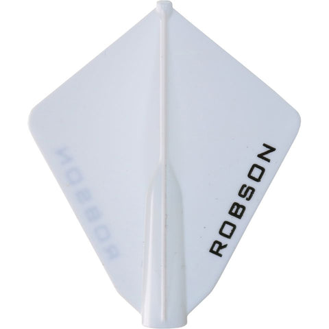 ROBSON PLUS DART FLIGHTS - ASTRA WHITE