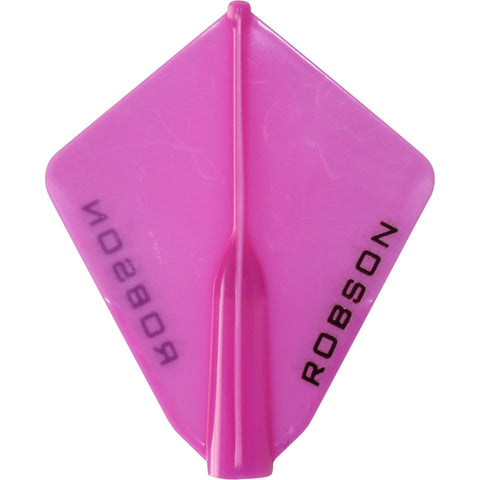 ROBSON PLUS DART FLIGHTS - ASTRA PINK