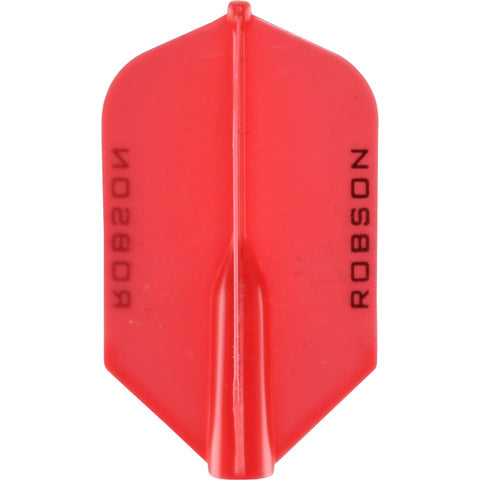 ROBSON PLUS DART FLIGHTS - SLIM RED