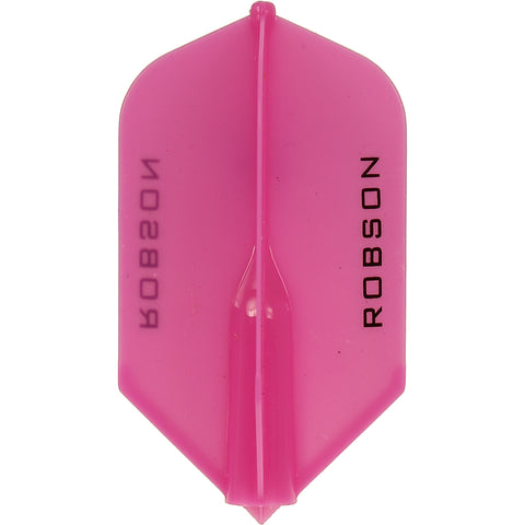 ROBSON PLUS DART FLIGHTS - SLIM PINK