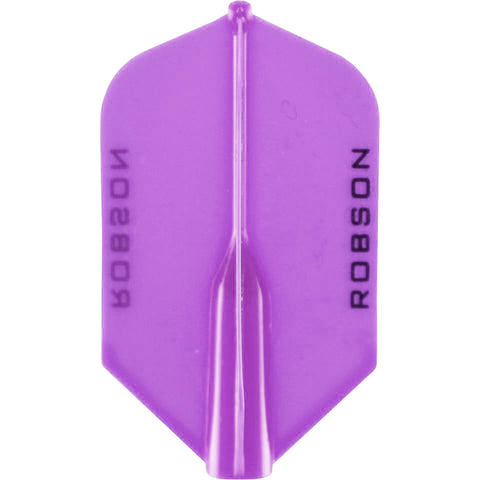 ROBSON PLUS DART FLIGHTS - SLIM PURPLE