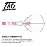 SHOT TAO CARBON DART SHAFTS WITH SPRING RINGS