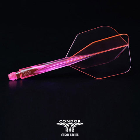 Condor Neon Axe Flight System - Shape Pink