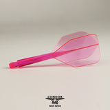 Condor Neon Axe Flight System - Shape Pink