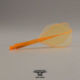 Condor Neon Axe Flight System - Standard Orange