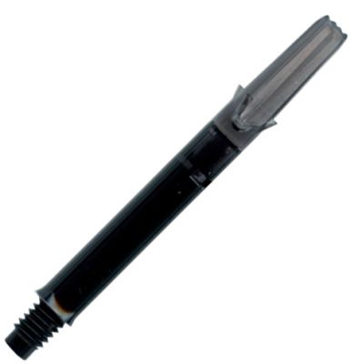 L-STYLE L-SHAFT SILENT STRAIGHT DART SHAFTS - MEDIUM BLACK