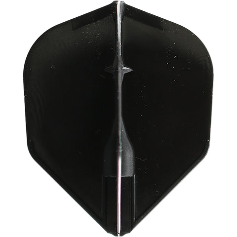 L-STYLE EZ DART FLIGHTS - L3  SHAPE BLACK