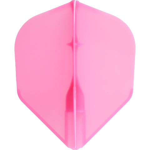 L-STYLE EZ DART FLIGHTS - L3  SHAPE TRANSLUCENT PINK