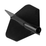 ROBSON PLUS DART FLIGHTS - SHAPE BLACK