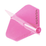 ROBSON PLUS DART FLIGHTS - SHAPE PINK