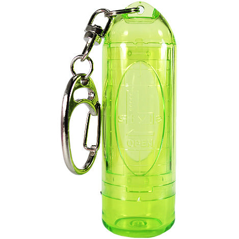 L-STYLE LIPSTOCK TIP CASE - CLEAR GREEN
